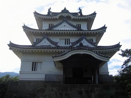 宇和島城 天守 宇和島城 天守 宇和島城,藤堂高虎,現存天守の写真素材
