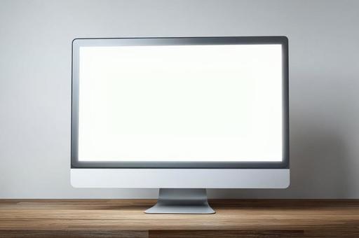 パソコン モックアップ iMac風 パソコン モックアップ iMac風の写真