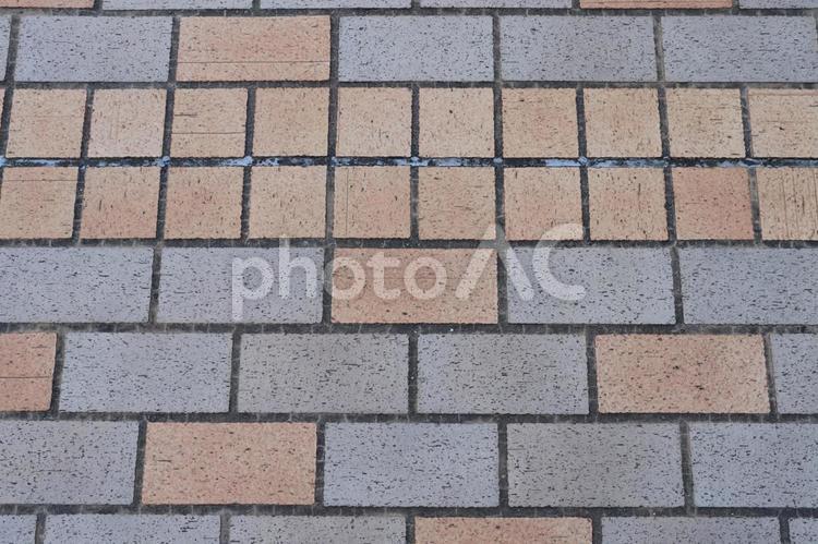 グレーと茶色のタイル壁 グレー,壁紙,壁の写真素材