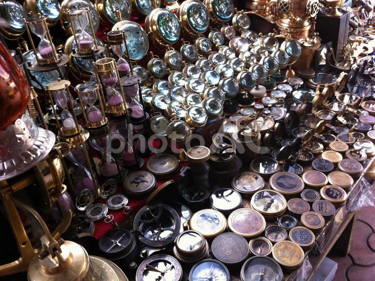 インドのムンバイのお土産屋台 お土産,アジア雑貨,アジアン雑貨の写真素材