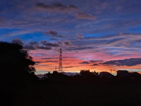 夕焼け1 夕焼け1の写真