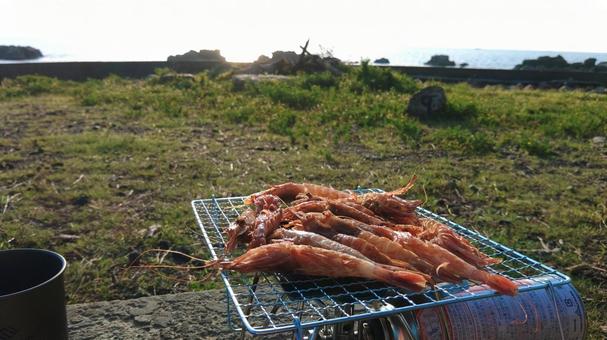 がまえびの素焼き がまえびの素焼きの写真