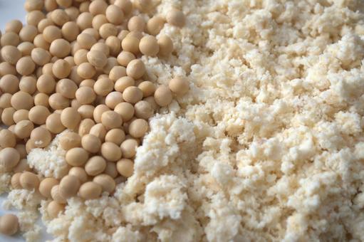 大豆とおから おから,食材,食べ物の写真素材