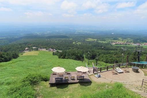 【鳥取県】大山桝水高原天空リフト 【鳥取県】大山桝水高原天空リフト 風景,大山,鳥取の写真素材