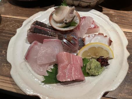 刺身の盛り合わせ 刺身の盛り合わせの写真