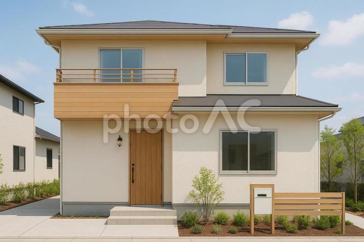 憧れのマイホーム　戸建て住宅 5 戸建て,マイホーム,新築の写真素材