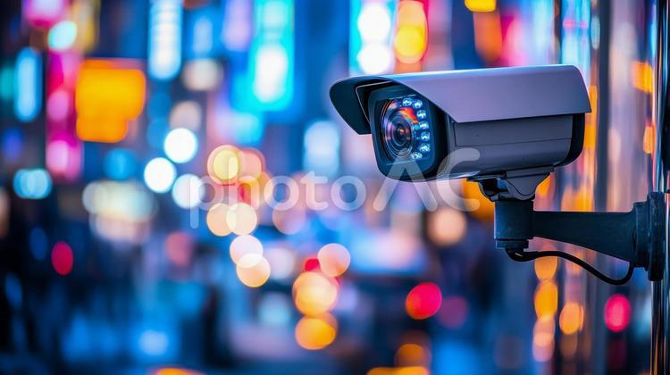 防犯カメラ⑥ 防犯,警備,監視の写真素材