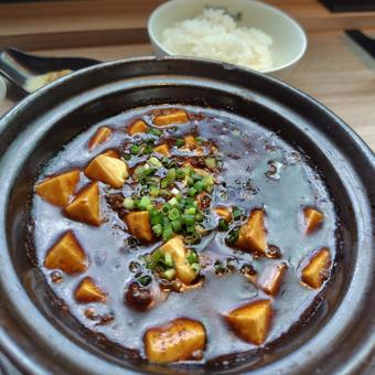 ランチの麻婆豆腐 ランチの麻婆豆腐 麻婆豆腐,中華,中華料理の写真素材