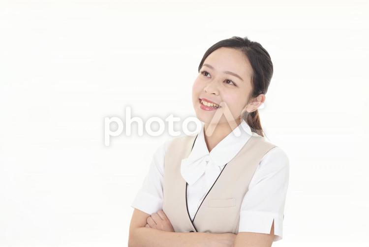 笑顔のビジネスウーマン 女性,ビジネスウーマン,仕事の写真素材