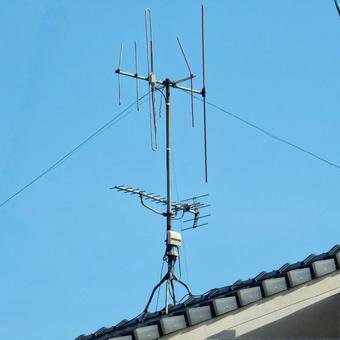 【風景写真】テレビ受信アンテナ 【風景写真】テレビ受信アンテナの写真