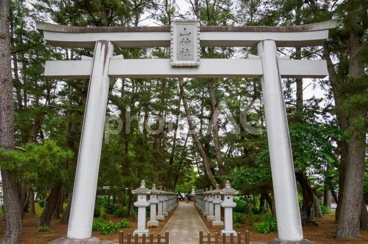 山神社⑴ 神社,山神社,神社仏閣の写真素材