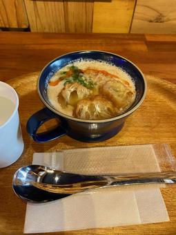 鹹豆漿 鹹豆漿 鹹豆漿,豆乳,台湾の写真素材