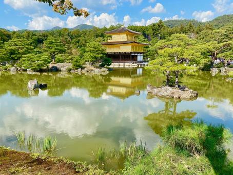 金閣寺 金閣寺 金閣寺,金閣,鹿苑寺の写真素材