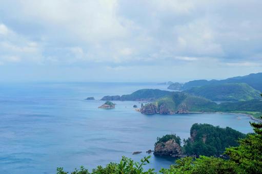 島根・隠岐道後の白島海岸 白島海岸,道後,隠岐の写真素材