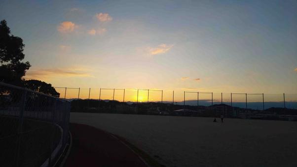 夕日 夕日の写真