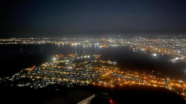 Hakodate Bay night view, JPG Hakodate Bay night view, JPG