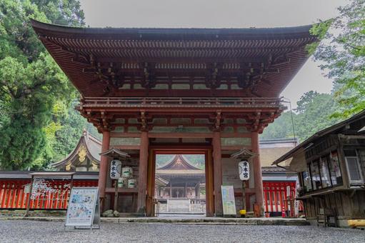 滋賀 日吉大社 東本宮 楼門 滋賀 日吉大社 東本宮 楼門 日吉大社,日枝社,日吉の写真素材