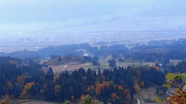 魚沼スカイラインの紅葉 紅葉,魚沼スカイライン,秋の写真素材