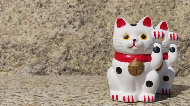 招き猫 招き猫 招き猫,縁起物,置物の写真素材