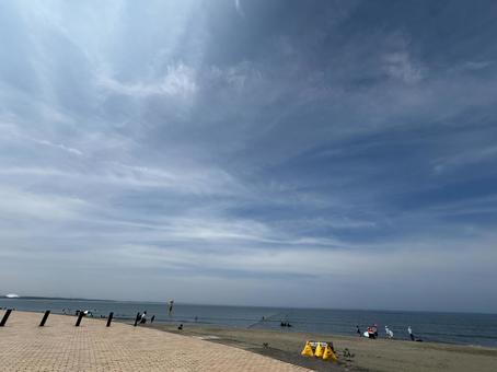夏の海と空 夏の海と空の写真