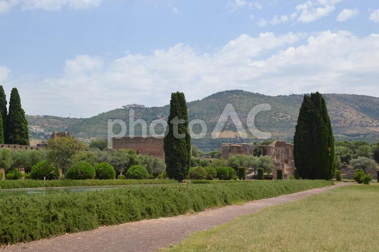 イタリア　ヴィッラ・アドリアーナ　 イタリア,ハドリアヌス,ヴィッラ・アドリアーナの写真素材