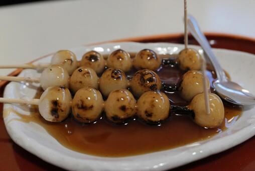 みたらし団子 みたらし,団子,甘いの写真素材