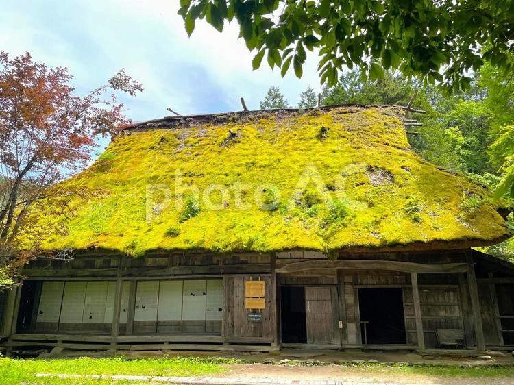 飛騨の里古民家 古民家,飛騨の里,合掌造りの写真素材