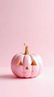 ピンクゴールドなハロウィンかぼちゃ ピンクゴールドなハロウィンかぼちゃの写真