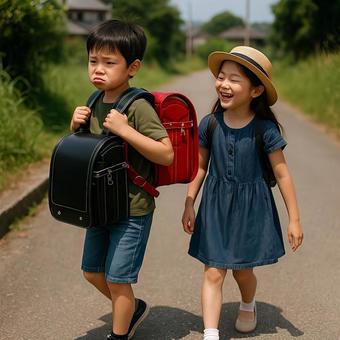 じゃんけんで負けた帰り道の写真