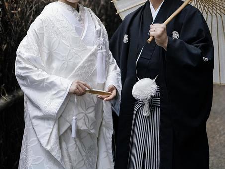和装婚 和装婚 結婚式,結婚,前撮りの写真素材