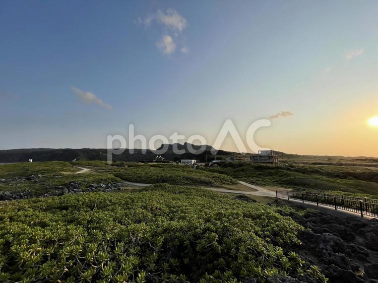 パワー溢れる北の果て。 パワースポット,沖縄,おきなわの写真素材