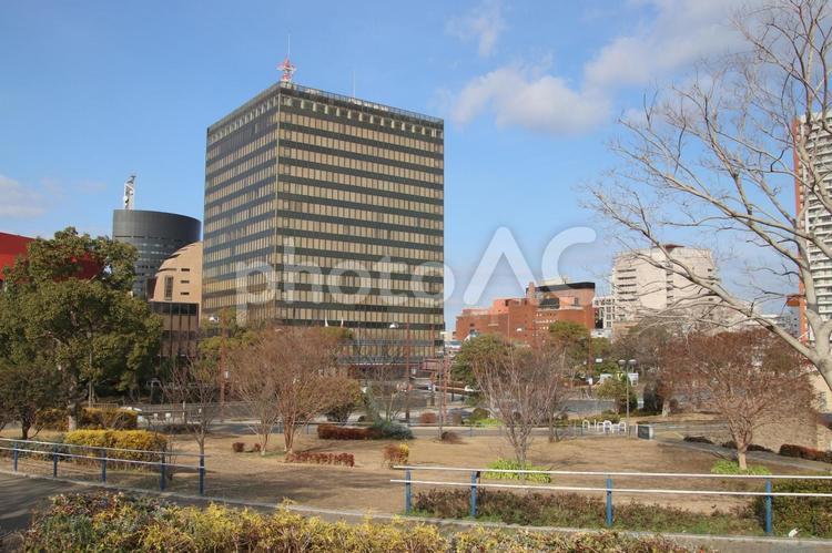 北九州市小倉北区の勝山公園風景 北九州市,小倉,勝山公園の写真素材