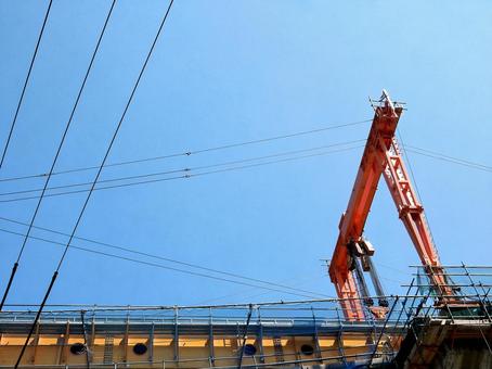 【工事写真】道路建設現場 【工事写真】道路建設現場 道路,橋梁,架設の写真素材