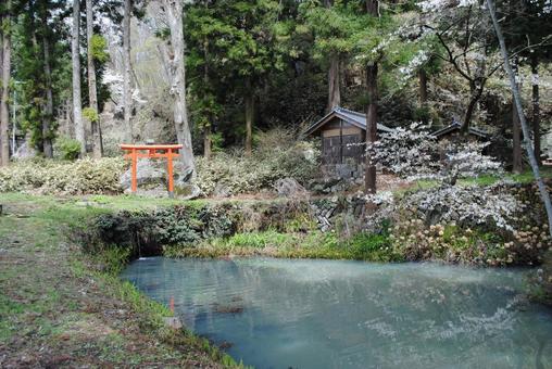 信州上田市真田 男石神社と瀧宮神社 信州上田市真田 男石神社と瀧宮神社 信州,上田市,男石神社の写真素材