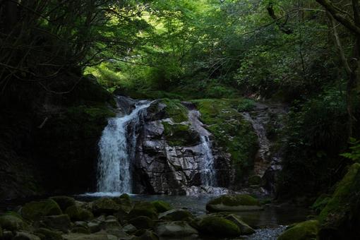 自然の滝 自然の滝 滝,夏,風景の写真素材