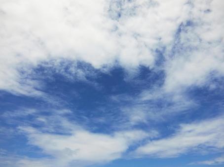 雲の広がる青空2 雲の広がる青空2の写真