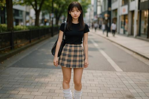 チェックミニとルーズ チェックミニとルーズの写真