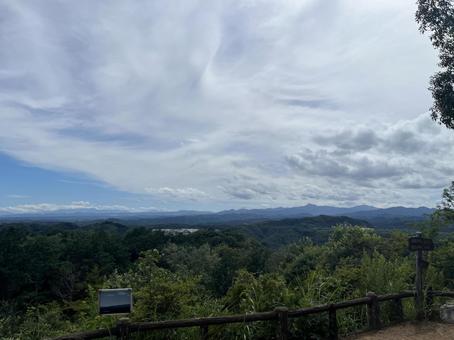天覧山山頂からの景色 天覧山,登山,森林浴の写真素材