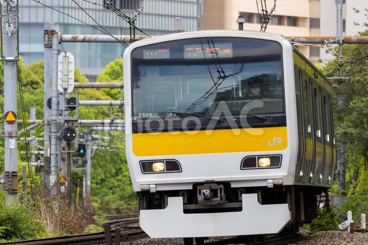 総武線の電車 電車,列車,総武線の写真素材