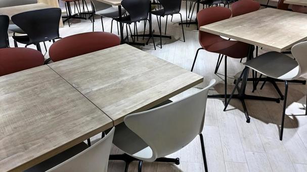 学食・フードコートの席 フードコート,学食,食堂の写真素材