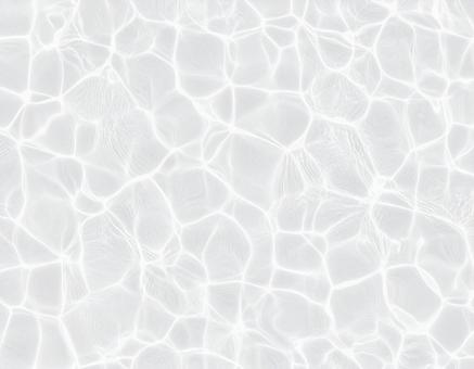 白色の水面模様 白色の水面模様の写真