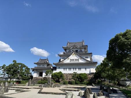 岸和田城4 岸和田城,城址,続日本100名城の写真素材