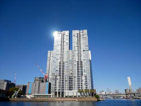 天王洲アイル　アクアタワー 天王洲アイル,港区,品川の写真素材