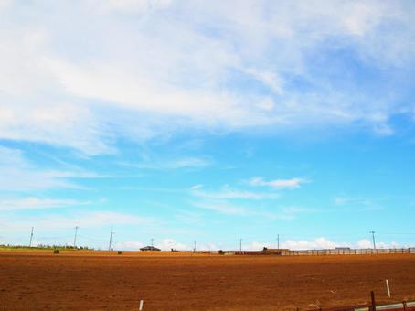 田園風景と青空3 田園風景と青空3の写真