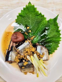 サンマの梅煮3 サンマの梅煮3 サンマ,梅煮,和食の写真素材