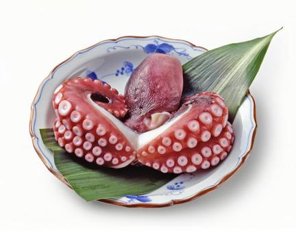 茹でタコ 茹でタコの写真