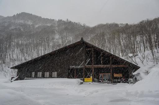 谷川岳への道のり 谷川岳への道のり 雪景色,銀世界,snowの写真素材