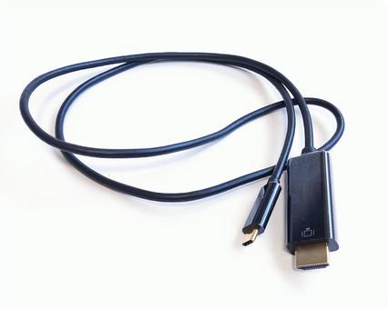 Type-C HDMI ケーブル hdmi,変換,ケーブルの写真素材