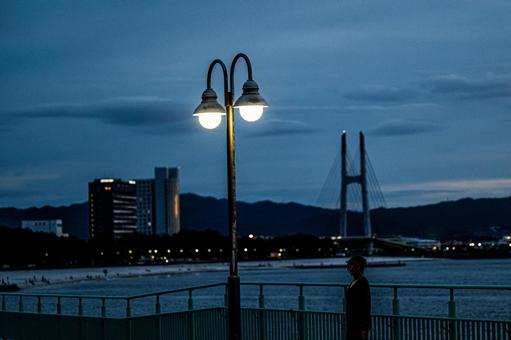風景 街灯 風景 街灯の写真