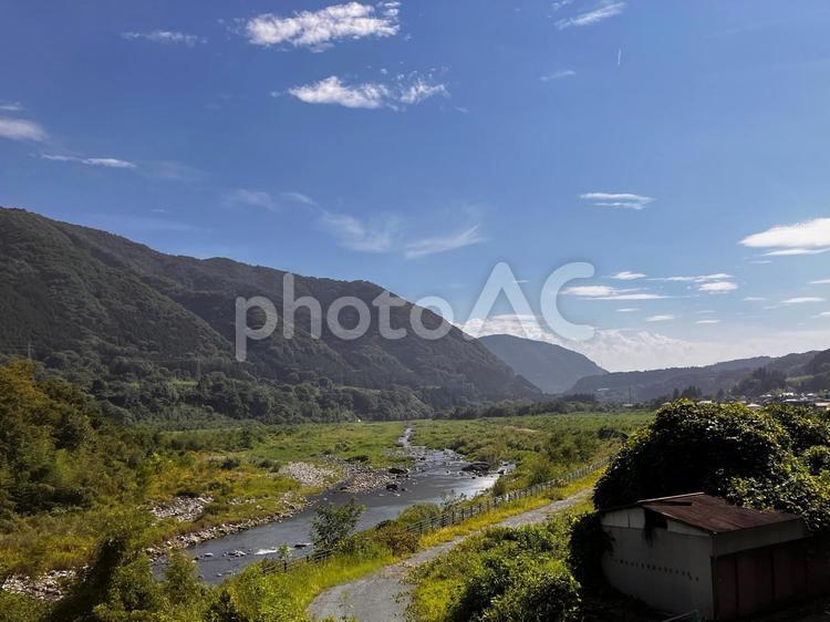 お盆休み　渡良瀬渓谷２ 渓谷,景色,素材の写真素材